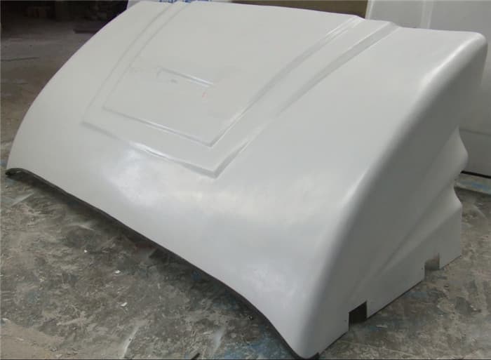 paint thickness fiberglass material truck roof air deflector